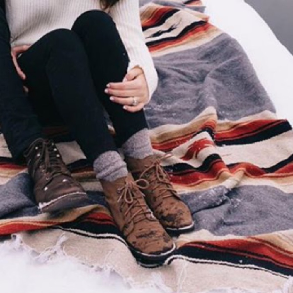 Sam Edelman Brown Lace-up Boots